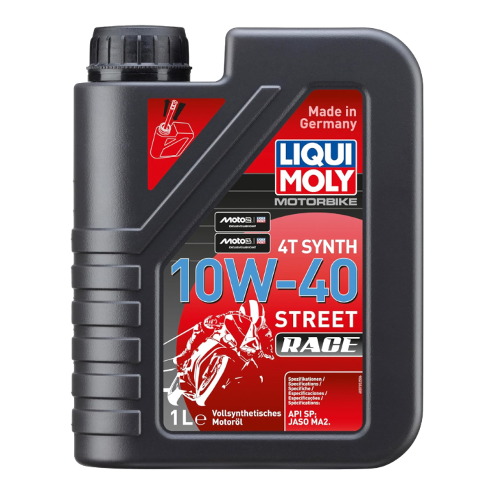 Aceite Liqui Moly 10W40 Race Sintetico 4T Lm20753