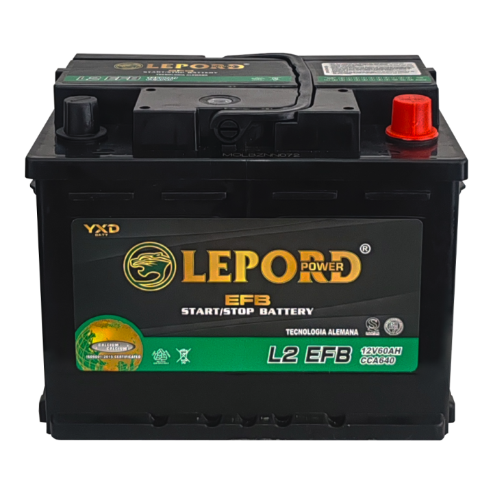 Bateria Lepord Efb Ln2 60ah Start Stop
