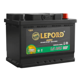 Bateria Lepord Agm Ln2 60ah Start Stop