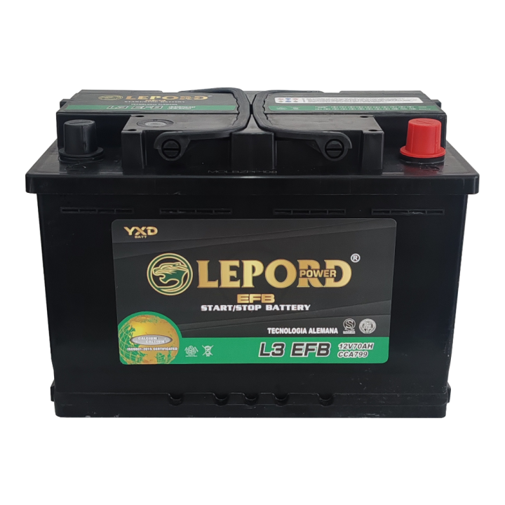 Bateria Lepord Efb Ln3 70ah Start Stop