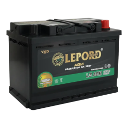 Bateria Lepord Agm Ln3 70ah Start Stop