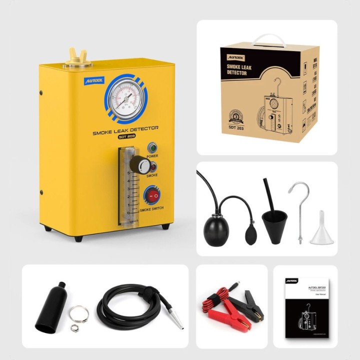 Detector de fugas de Aire con sistema de humo para automóviles AUTOOL sdt203