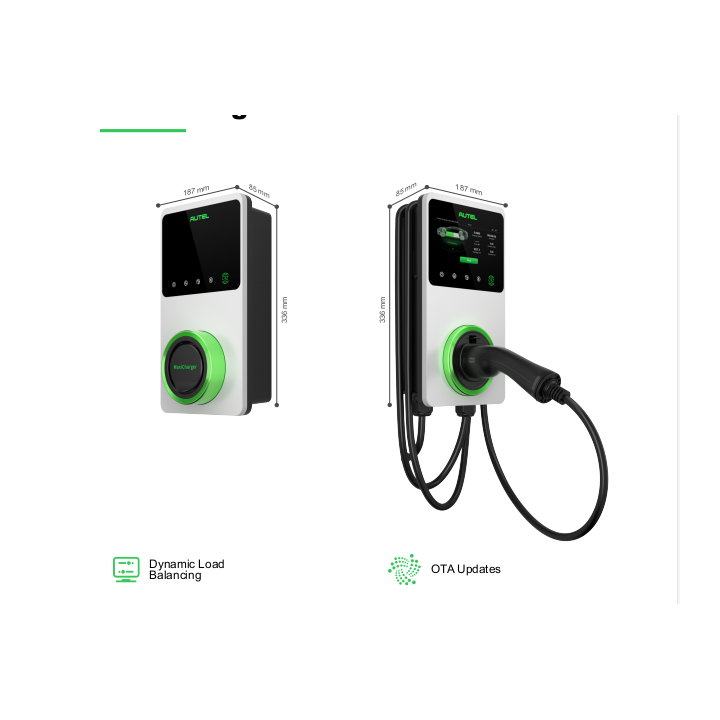 Cargador AUTEL para vehículos eléctricos Maxi Charger EU AC Wallbox 7