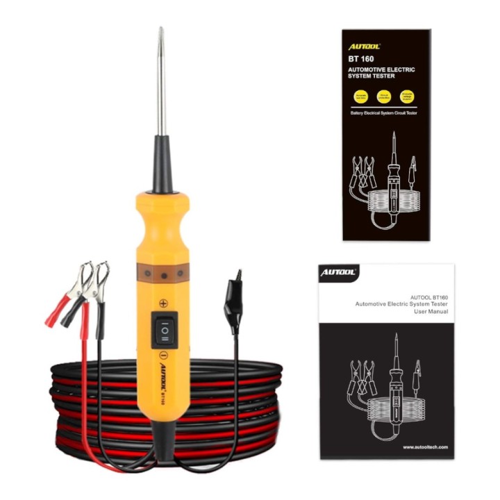 Probador De Circuito Eléctrico Autool Bt160 12v Y 24v