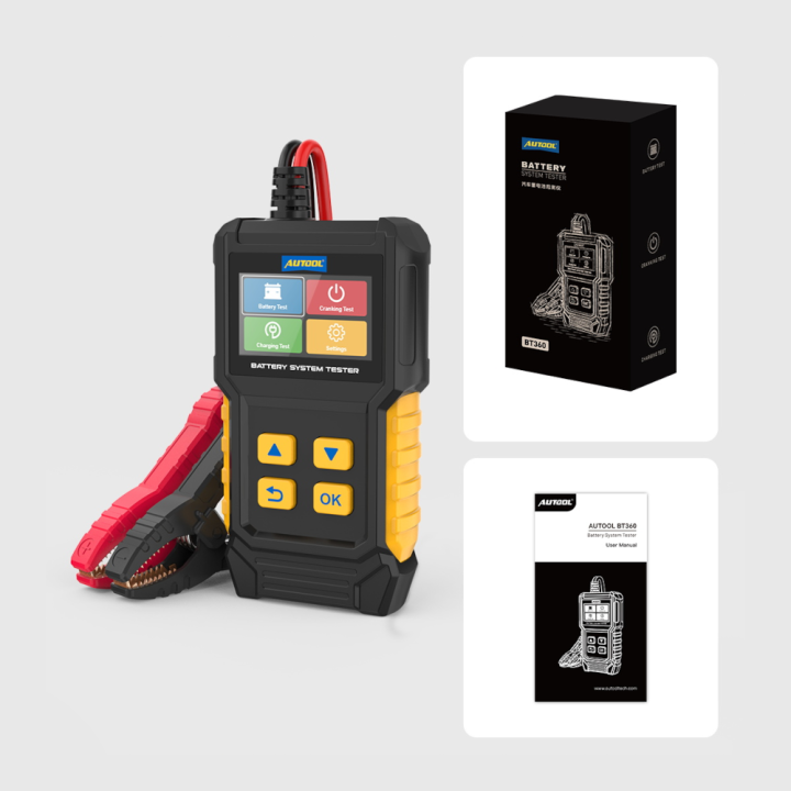 Probador De Baterías Automotriz Autool Bt360