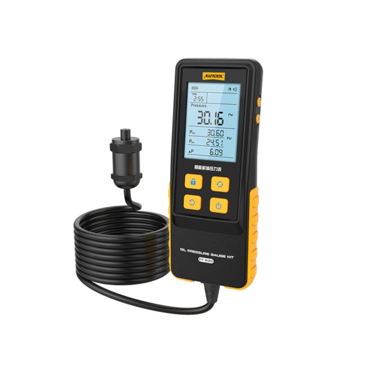 Medidor Presion De Aceite Digital De Motor Autool Pt620