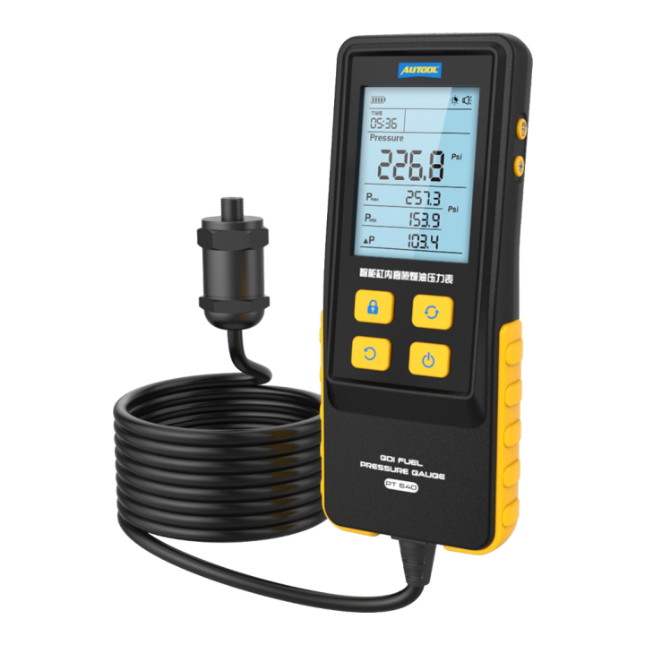 Medidor de presion de combustible GDI Autool Pt640