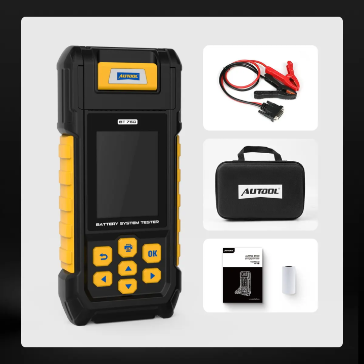 Probador Analizador Bateria 12v/24v 20 Con Impresora Bt760