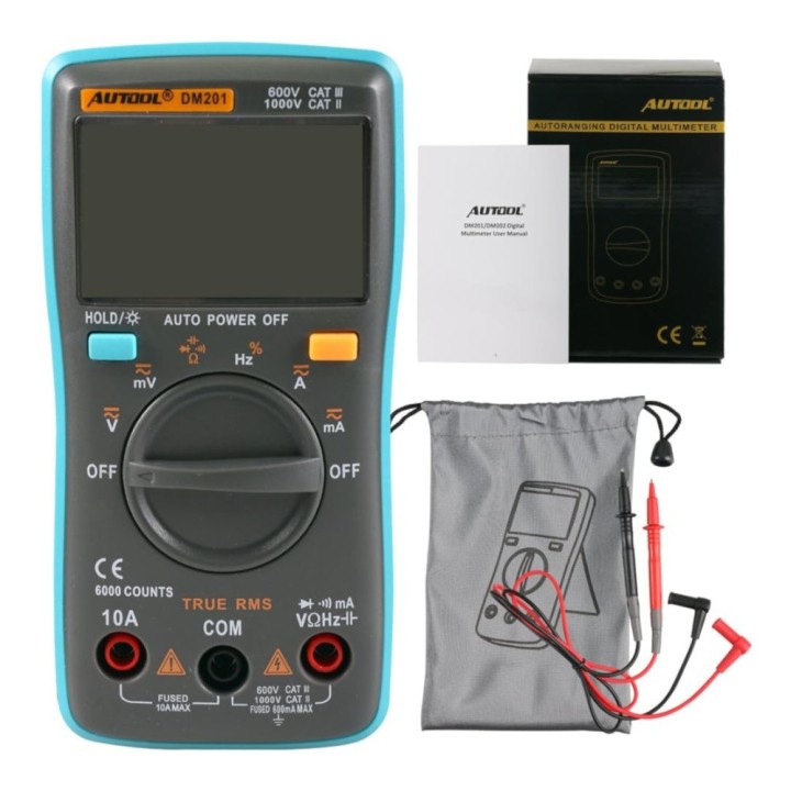 Multimetro Digital Autool Dm201