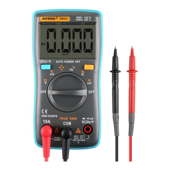 Multimetro Digital Autool Dm201