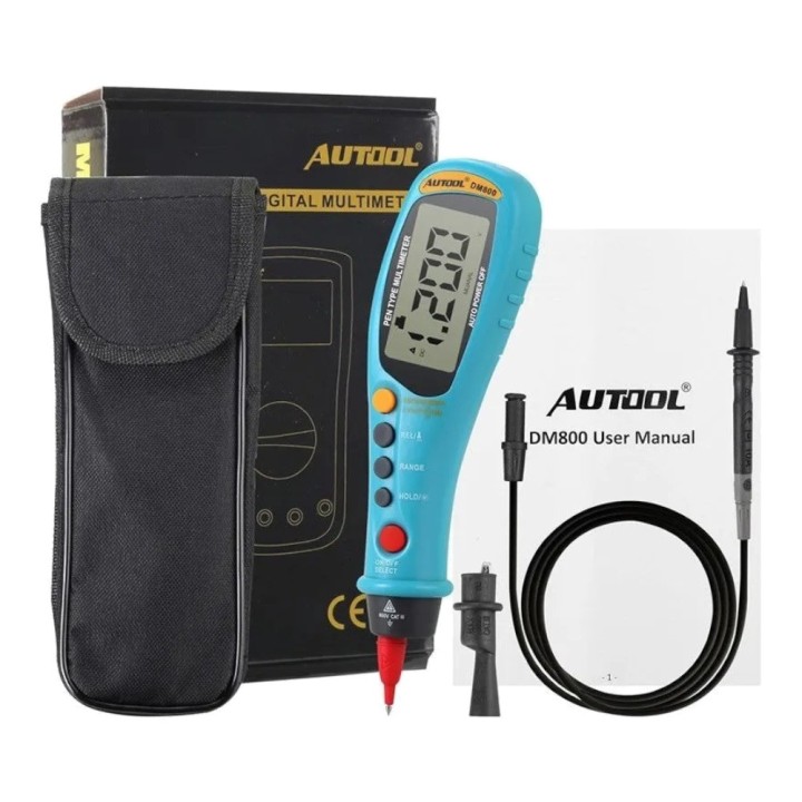 Multímetro Automotriz Autool Dm800