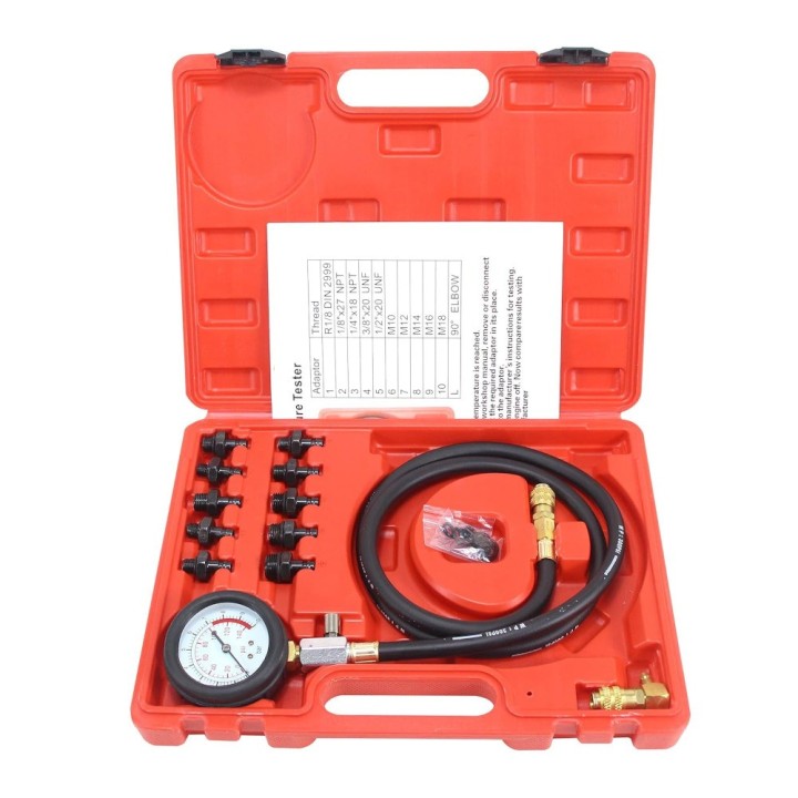 Kit De Manómetro Para Medir La Presión De Aceite Del Motor