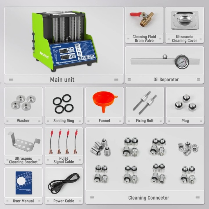 Limpiador/probador Inyectores Gdi / Efi Mrcartool V309