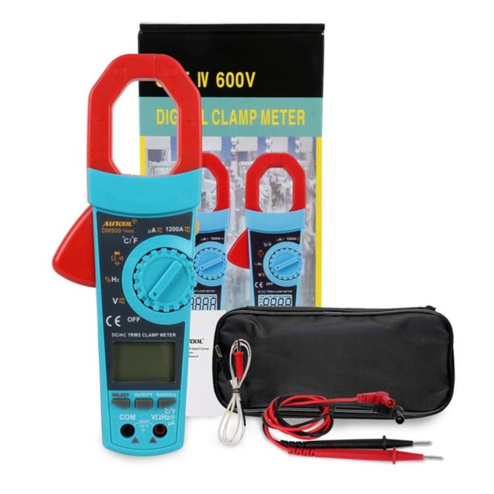 Pinza Amperimetrica Autool Dm500 Multimetro Digital