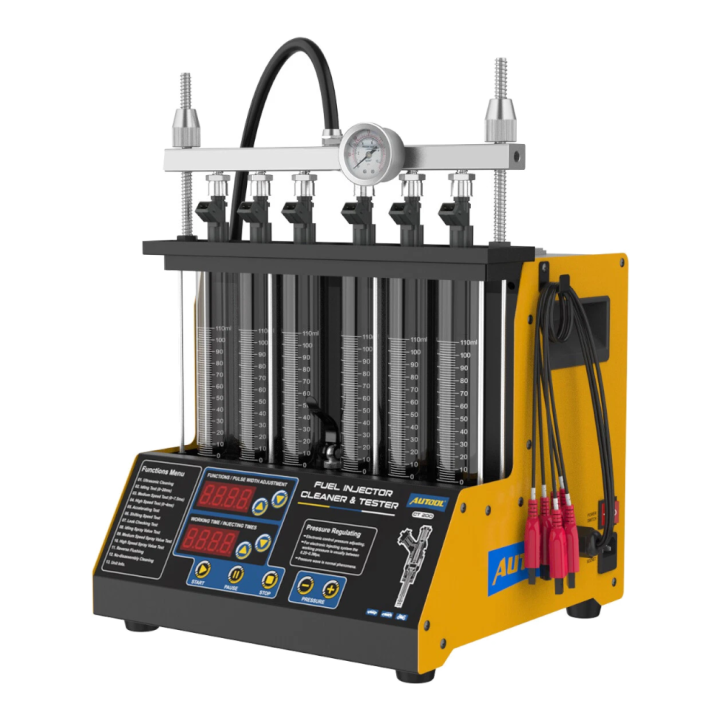 Probador Y Limpiador De Inyectores 6 Puestos Autool Ct200