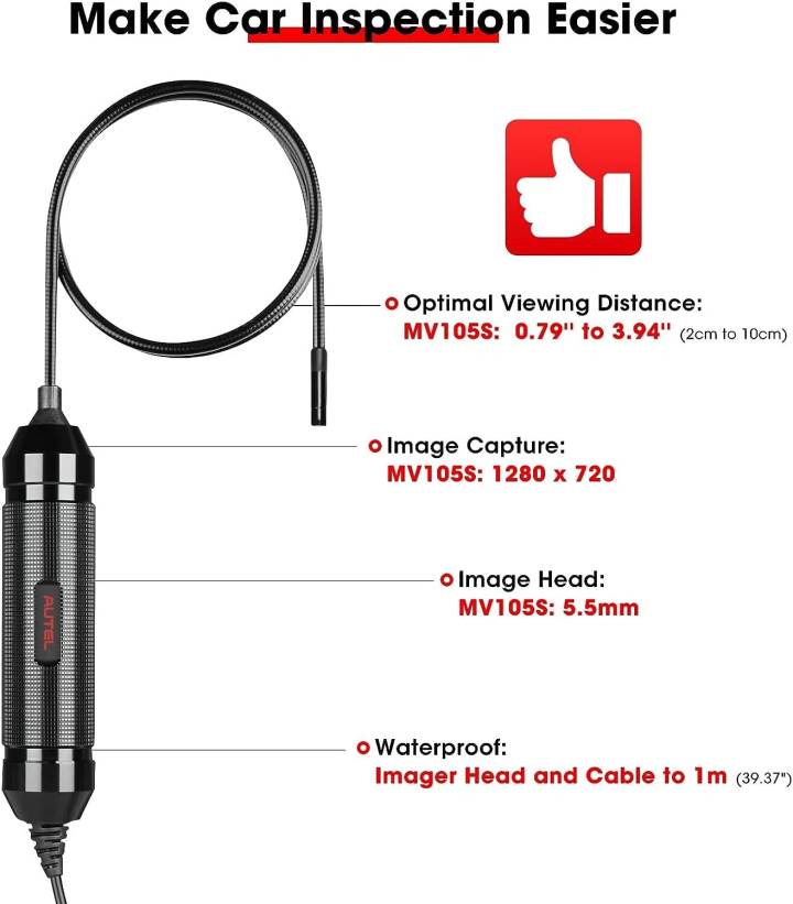 Videscopio Automotriz Autel Maxivideo Mv105